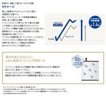 ルーミー M900A バッテリー N-M65/A4 パナソニック caos カオス ブルーバッテリー 安心サポート アイドリングストップ車対応 送料無料_画像4