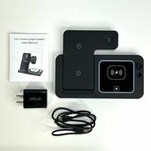 【送料無料】TEPNICAL ワイヤレス充電器 Qi認証 4 in 1急速充電15W/10W/7.5W iPhone 15/14/13/12シリーズGalaxy等対応《H95》_画像8