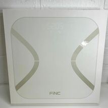 【送料無料】オリジナル体組成計 FiNC ホワイトCS20E-mini [スマホ管理機能あり] 《H61》_画像2