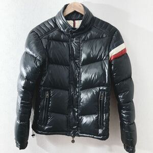 MONCLER モンクレール　ダウンジャケット　メンズ　1 Sブラック　黒　アメカジ　古着　ライダース ストリート