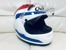 ★★ Arai RX-7 RR5 アライ スペンサー サイズ M（57・58CM）NANKAI トリコロール HONDA ホンダ NSR NS CB ★★_画像7