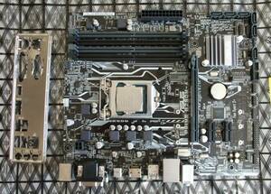 動作確認済　ASUS PRIME B250M-A + Intel Core i5-7400(3.00GHZ) + Diginos LW-6350H-2(350W電源) ＋ 電源コード + マニュアル