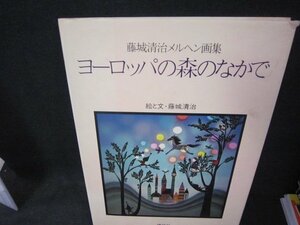 Art hand Auction 藤城清治メルヘン画集 ヨーロッパの森のなかで シミカバー破れ有/QBU, 絵画, 画集, 作品集, 画集