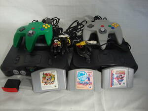 39.★Nintendo64 ニンテンドウ64 本体、セット作動未確認品 ★