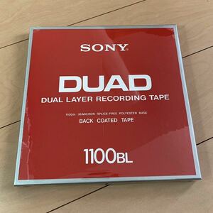 新品未開封 / 未使用 / SONY DUAD-11-1100-BL / オープンリールテープ / ソニー (検) Revox / Akai / Technics / Pioneer / Nakamichi