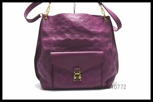 近年モデル希少美中古■LOUIS VUITTON モノグラムアンプラント メティス レザー 2way ショルダーバッグ ルイヴィトン■1130oo24857