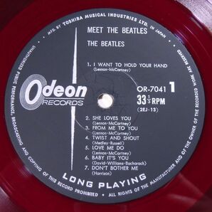 【赤盤・半掛け帯・半掛帯】ザ・ビートルズ / ビートルズ！ MEET THE BEATLES !（OR-7041）の画像9