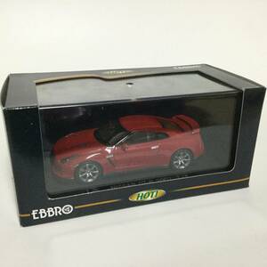 絶版 NISSAN GT-R 2007 VIBIRANT RED EBBRO 1/43 日産 R35 バイブラントレッド 44041