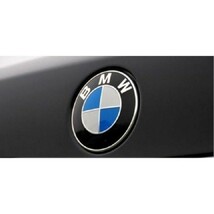 BMW エンブレム 82mm 73mm フロント リア トランク 交換用バッジ ブルー 2枚セット_画像3