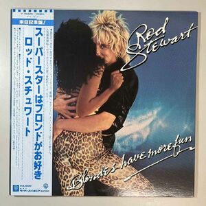 41751★美盤【日本盤】 Rod Stewart / Blondes Have More Fun ※帯付き