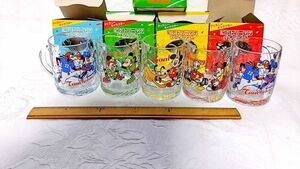 ディズニー コカ・コーラ コラボ ビクトリーマグ コップ グラス セット 新品 企業物 ノベルティ 未開封 未使用 グッズ 希少 レトロ