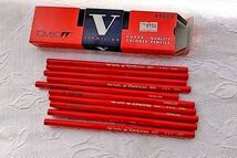 トンボ 赤 鉛筆 10本 シンプル 新品 未使用 デッドストック_画像1