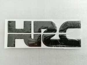 ホンダ HRC カーボン調 立体ステッカー 縦50mm横140mm厚さ1mm 1枚