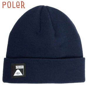 4172】未使用品 POLeR デイリー ドライバー ビーニー ネイビー フリーサイズ ポーラー DAILY DRIVER BEANIE