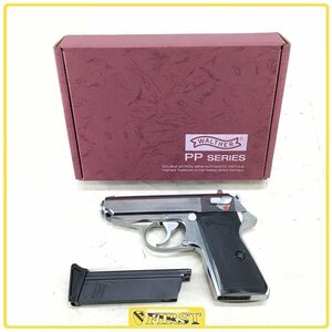 4873】美品 マルゼン製 NEW WALTHER PPK/S ステンレス ABS ガスブローバック ニューワルサー