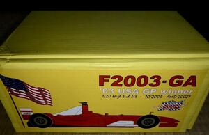 AMD 1/20 フェラーリ F2003-GA USA GP winner 2003プラモデル 