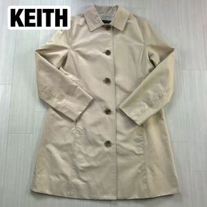 KEITH キース コート レディースサイズ 40 ベージュ