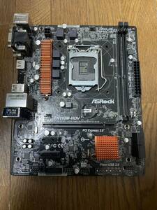 ASRock MicroATX H110M-HDV LGA1151 動作不明品