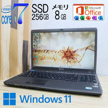 ★中古PC 最上級4コアi7！新品SSD256GB メモリ8GB★VPCF139FJ Core i7-740QM グラボ搭載 Webカメラ Win11 MS Office2019 H&B★P60025_画像1