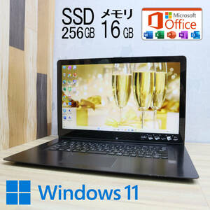 ★超美品 高性能4世代i3！新品SSD256GB メモリ16GB★SVF15N27EJB Core i3-4005U Webカメラ Win11 MS Office2019 Home&Business★P63356