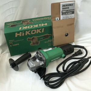 未使用 HiKOKI 電気ディスクグラインダー 細経 G 10SP5 100mm [jgg]