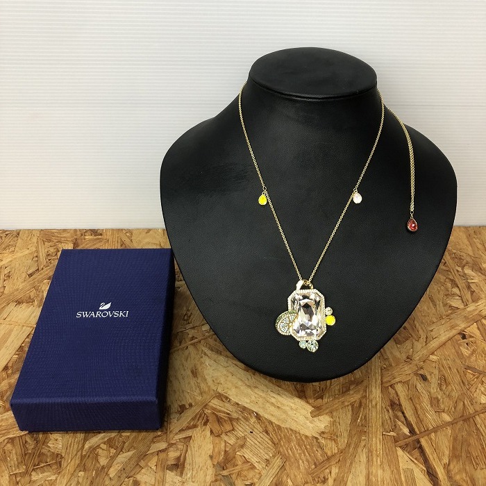SWAROVSKI フルーツストーンネックレス [jgg]