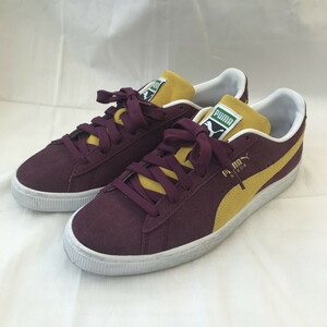 PUMA スニーカー メンズ スゥェード クラシック21 パープル イエロー 表記サイズ：27.0cm [jgg]