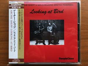 美品 Archie Shepp & Niels-Henning Orsted Pedersen LOOKING AT BIRD CD 帯付 / Free Jazz, Post Bop