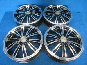 weds 15インチ アルミホイール 15X4.5J +45 PCD100 4H 4穴 中古