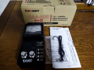 コメット CA-500mk2 アンテナアナライザー COMET 測定周波数1.8~500MHz