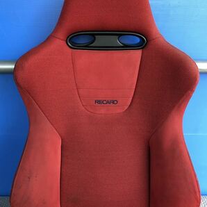 ホンダ 純正 RECARO レカロ EP3 シビック タイプR フロント シート 赤系 棚2F-Gの画像2