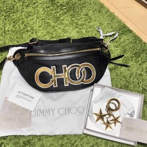 ジミーチュウ　JIMMY CHOO ボディバッグ ウエストポーチ　キーリング