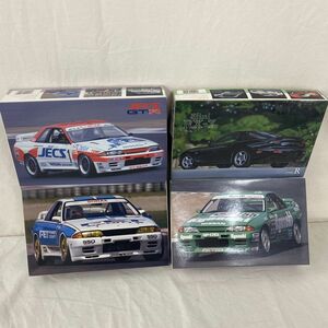 H016-H21-673 プラモデル4つまとめ 1/43 GT-R FET SPORTS ジェックス キョーセキ アンフィニ RX-7 タイプR