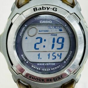 I338-H23-164◎CASIO カシオ Baby-G べビージー 2832 BGT-2501 電波ソーラー メンズ デジタル 稼働 腕時計 腕回り約17.5cm 直径約2.2cm