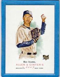 ●井川 慶　カード　Vol.29　2007TOPPS ALLEN & GINTER'S　RC