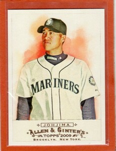 ●城島健司　カード　Vol.93　2009TOPPS ALLEN & GINTER'S #327　シアトル・マリナーズ