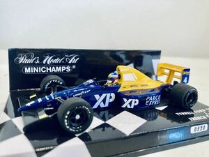 1/43 Minichamps ティレル フォード 018 #4 J.アレジ 4th French GP 1989