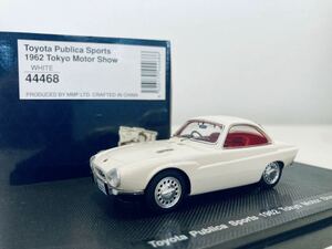 【送料無料】1/43 EBBRO トヨタ パブリカ スポーツ 1962 東京モーターショウ 1962 ホワイト