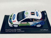 1/43 Minichamps フォード フォーカス RS WRC R.クレスタ Rally Monte Carlo 2005_画像8