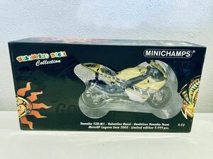 【送料無料】1/12 Minichamps ヤマハ YZR-M1 #46 V.ロッシ USインターカラー MotoGP Laguna Seca 2005