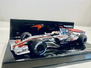 【送料無料】1/43 Mclaren Team Edition Minichamps マクラーレン メルセデス MP4-21 K.ライコネン 2006