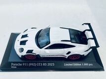 【送料無料】1/43 Minichamaps ポルシェ 911 GT3 RS (992) 2023 White with red wheels & decor_画像8