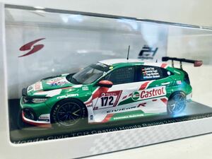 【送料無料】1/43 Spark ホンダ シビック タイプR TCR #172 Team Castrol Honda Racing Winner TCR Class Nurburgring 24H 2021