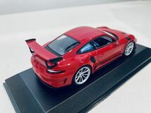 【送料無料】1/43 Minichamaps ポルシェ 911 GT3 RS (991.2) 2018 Red/Silver wheel_画像7