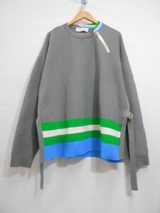 70 送60サ 1224%D03 CULLNI クルニ サイドベルトラインニット 23-SS-039 サイズ2 中古品