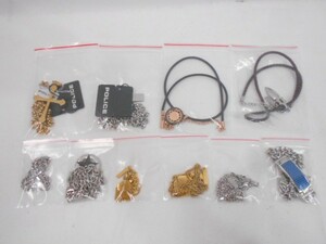 82 送310 1212%D02 POLICE ポリス メンズアクセサリー ネックレス ブレスレット ステンレス製 まとめ売り 中古品