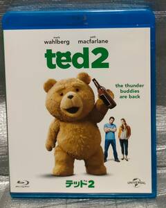 ○【まとめ・同梱可能】　Blu-ray「テッド２」　マーク・ウォールバーグ　アマンダ・セイフライド　洋画　ブルーレイ