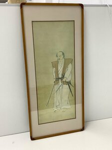 宮本武蔵 肖像画 印刷 額入り ACBF 中古品