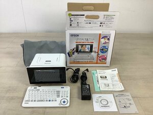 EPSON コンパクトプリンター カラリオミー 年賀状 フォトプリント E-850 通電/キーボード動作確認済 印刷未チェック ACBF ジャンク品