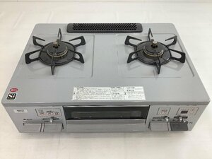 ノーリツ ガスコンロ 都市ガス用 NW61SVL 2020年製 点火用火花確認済 実用未チェック ACBF 中古品